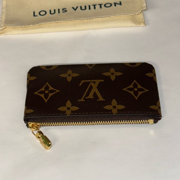 New womens Louis Vuitton Brown LV Monogram key / coin Pouch - Picture 4 of 4
